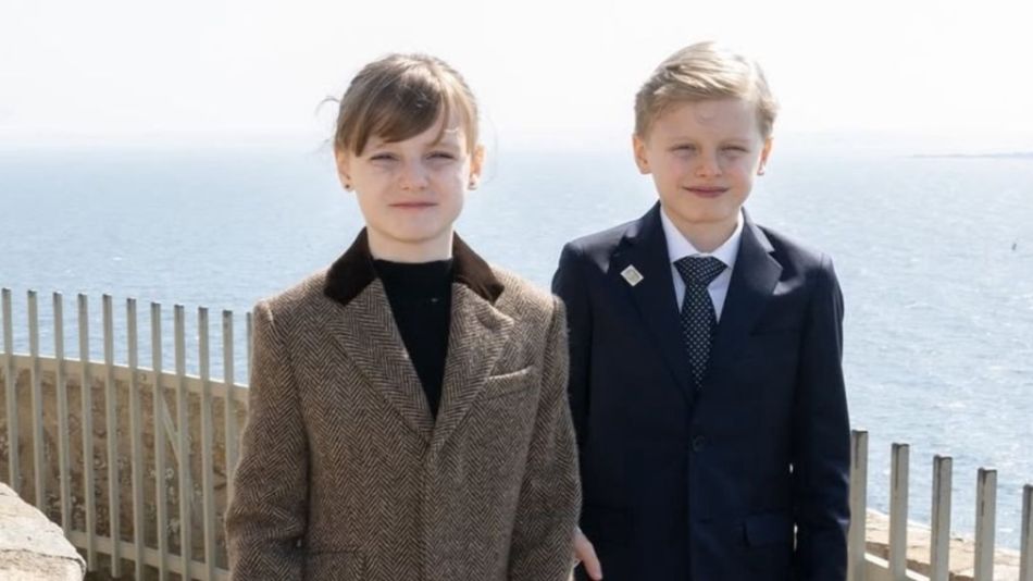 Gabriella de Mónaco y su hermano Jacques