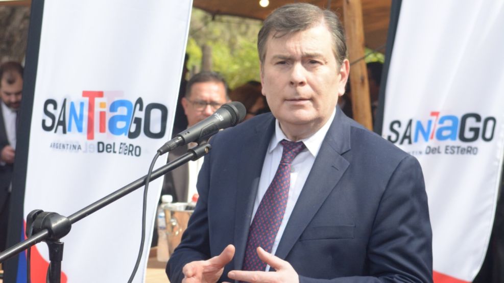 20250801 Gerardo Zamora, gobernador de Santiago del Estero