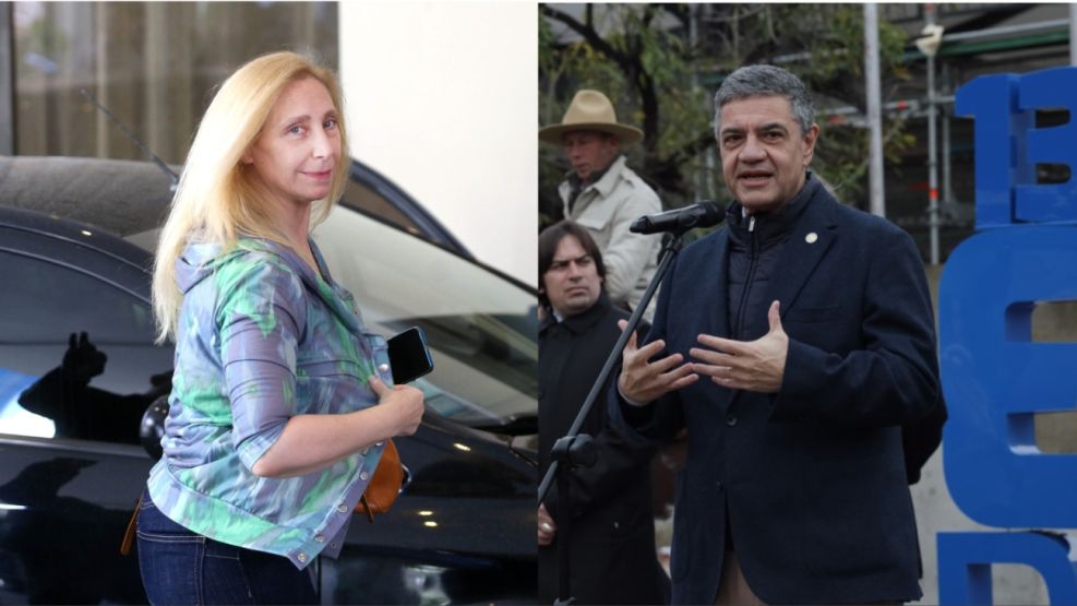 Karina Milei y Jorge Macri