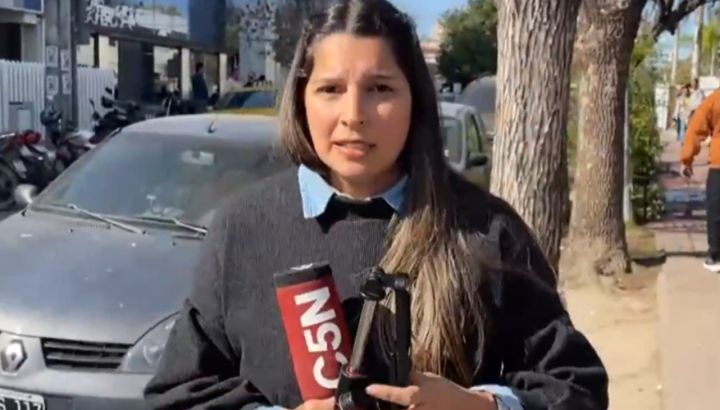 El violento intento de robo a una cronista de C5N en pleno vivo: el video