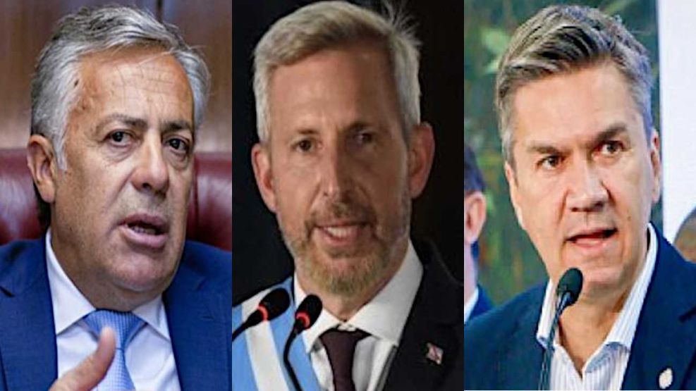Alfredo Cornejo, Rogelio Frigerio y Leandro Zdero 20250804