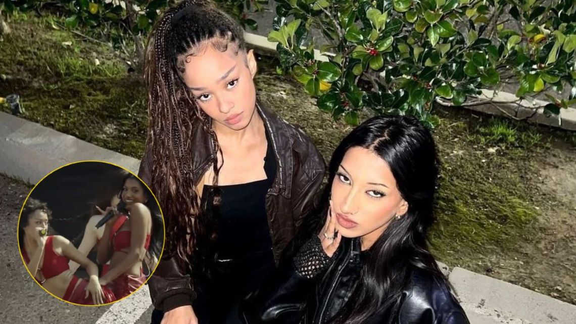 Lara y Manon de KATSEYE protagonizaron un momento sugestivo e íntimo en
