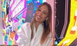 Pampita eligió un clásico vestido black "comodín" para su gran debut televisivo