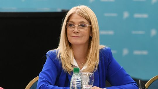 Verónica Magario, candidata a diputada de Fuerza Patria por la Tercera Sección Electoral