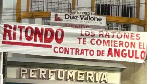 Pasacalles contra la dirigencia de Independiente