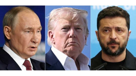 Donald Trump está abierto a reunirse con Vladimir Putin y Volodimir Zelenski 20250806