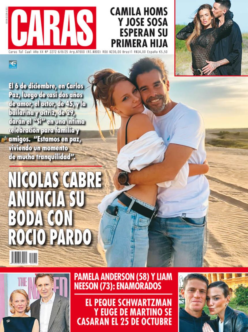 Nicolás Cabré anuncia su boda con Rocío Pardo 