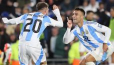 Alexis Mac Allister y Lautaro Martínez
