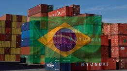 Containers bandera de Brasil 07082025