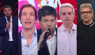 Nico Occhiato, Iván de Pineda, Guido Kaczka, Ángel de Brito y Beto Casella