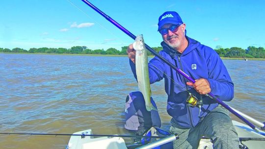 Flechas viajeras en el Paraná Guazú, de costa y embarcado