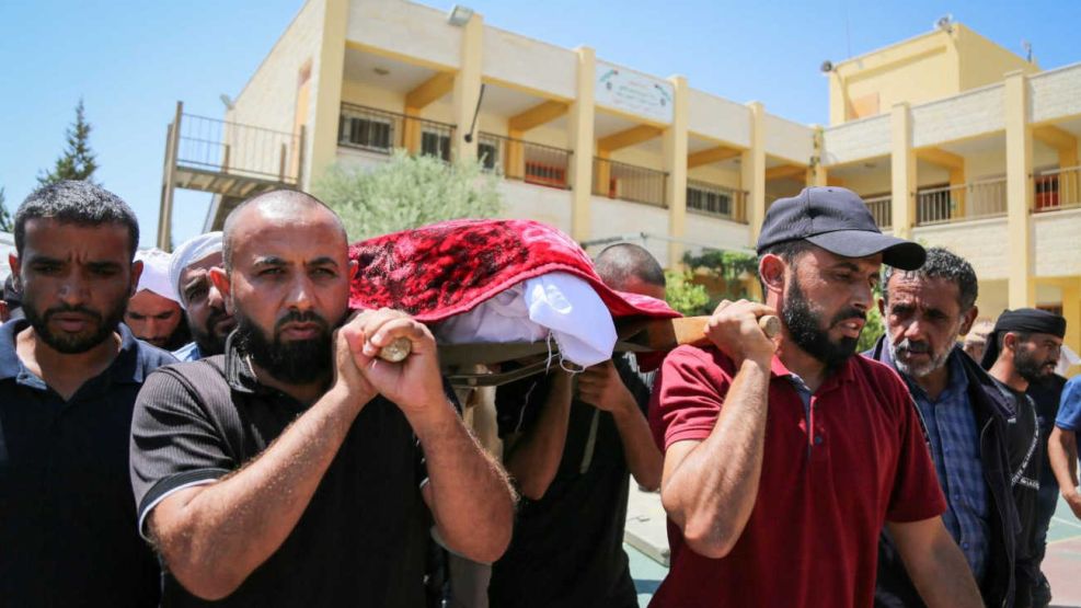 CONFLICTO ISRAEL PALESTINO CISJORDANIA PROTESTA 20250807