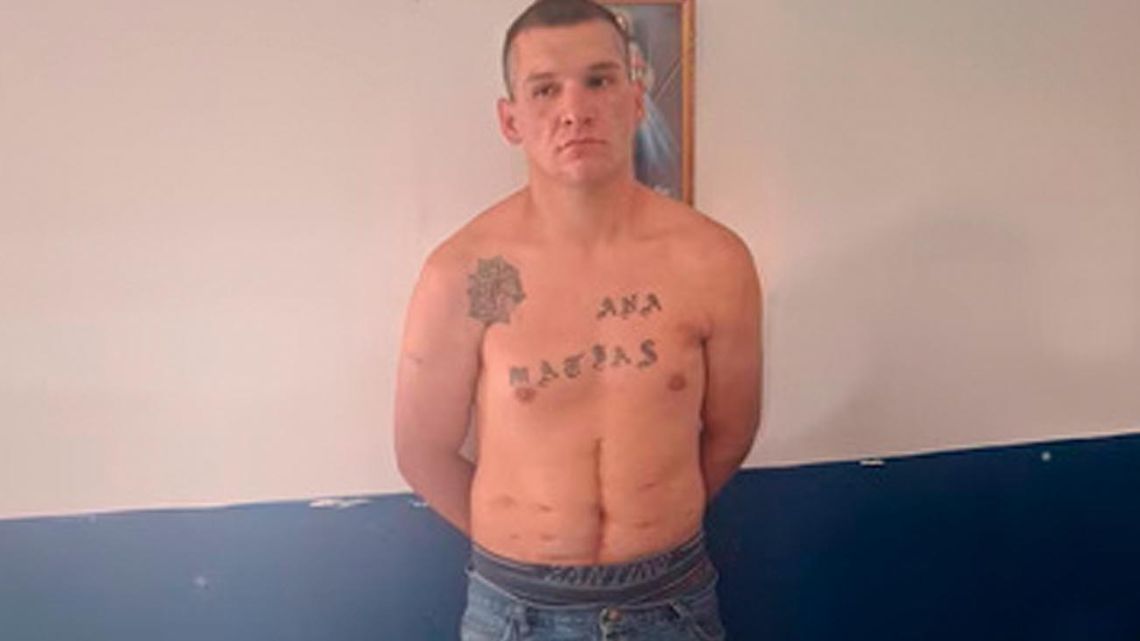 Matías Jurado, accused of the disappearance and murder of at least five homeless people in Jujuy Province.