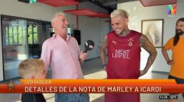 Marley junto a Mauro Icardi.
