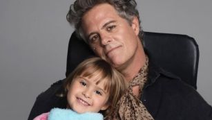 Mike Amigorena y su hija, Mía