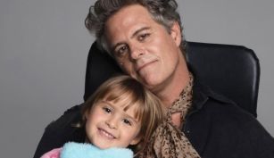 Mike Amigorena y su hija, Mía
