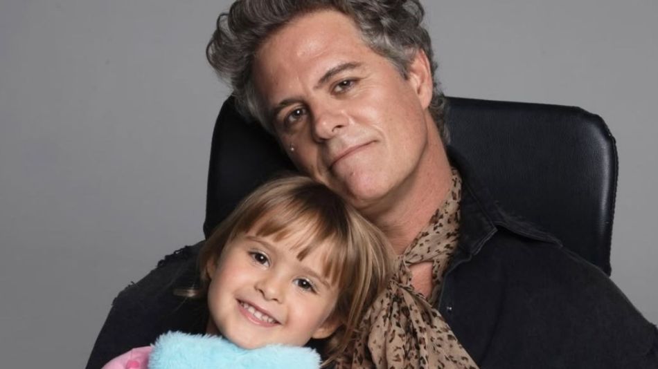 Mike Amigorena y su hija, Mía