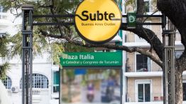 Estación Plaza Italia,  Línea D de Subte 
