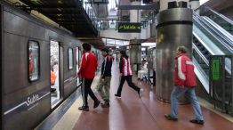 Estación Plaza Italia,  Línea D de Subte 