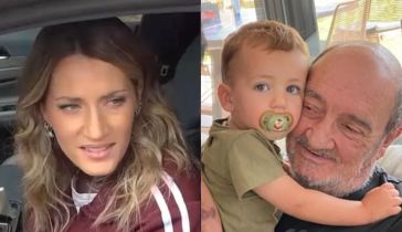 Mica Viciconte, Carlos Cubero y Lucas Cubero