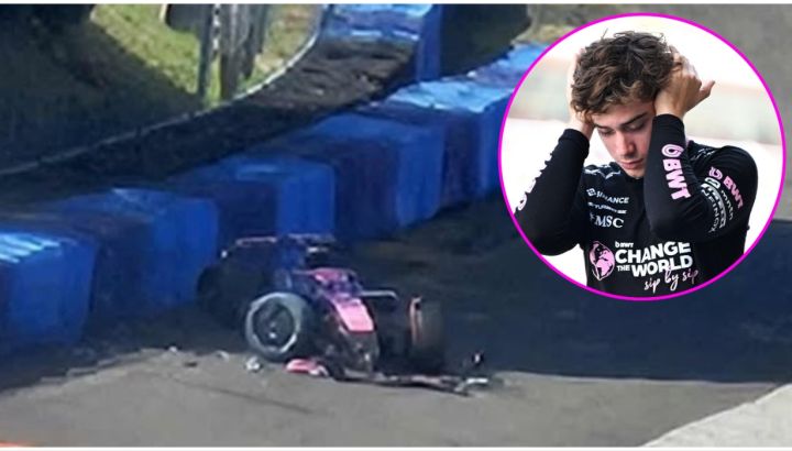 Franco Colapinto - choque Pirelli