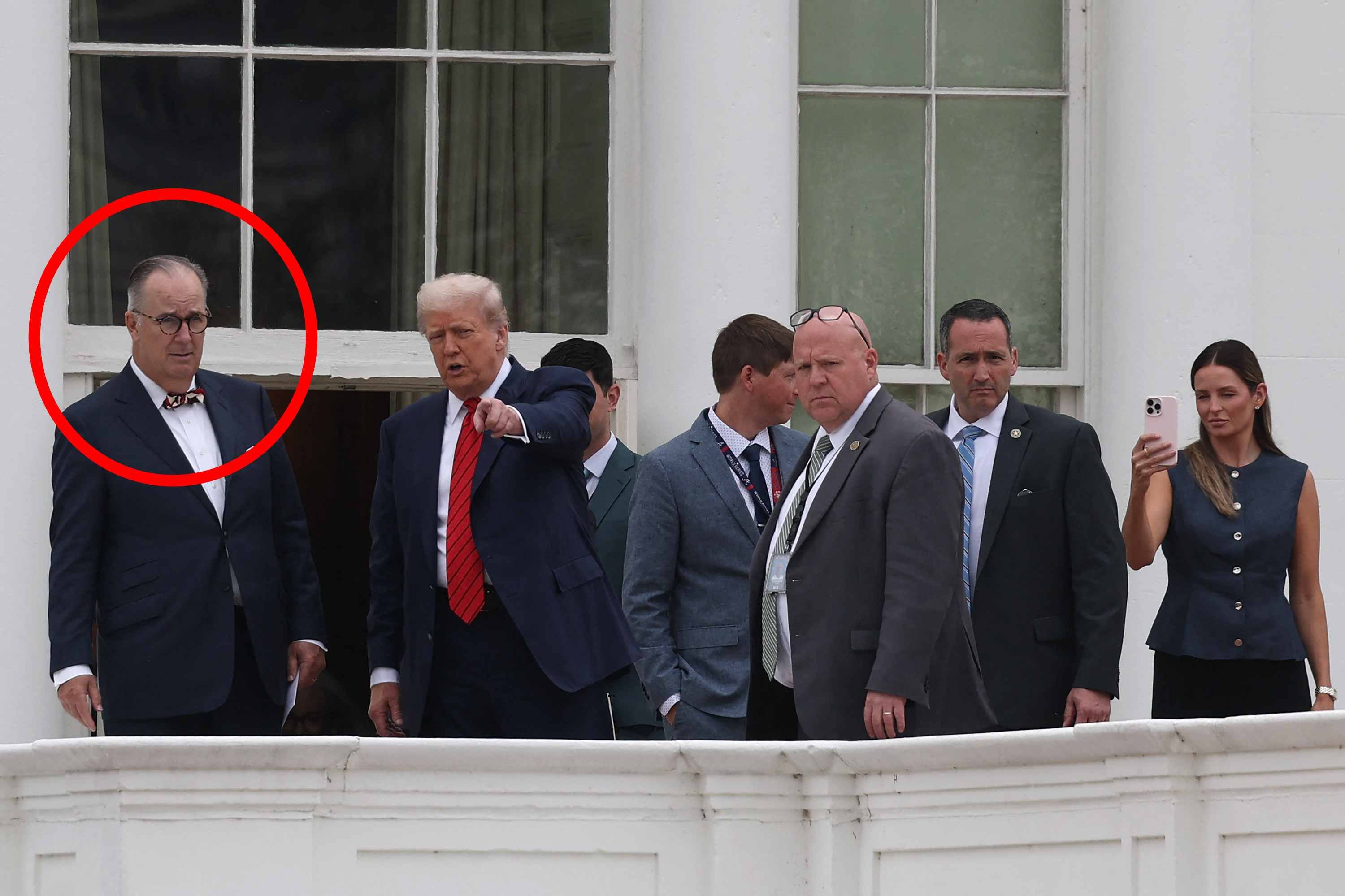 Trump y James McCrery, el arquitecto que hará de la Casa Blanca, 'Versalles'. 