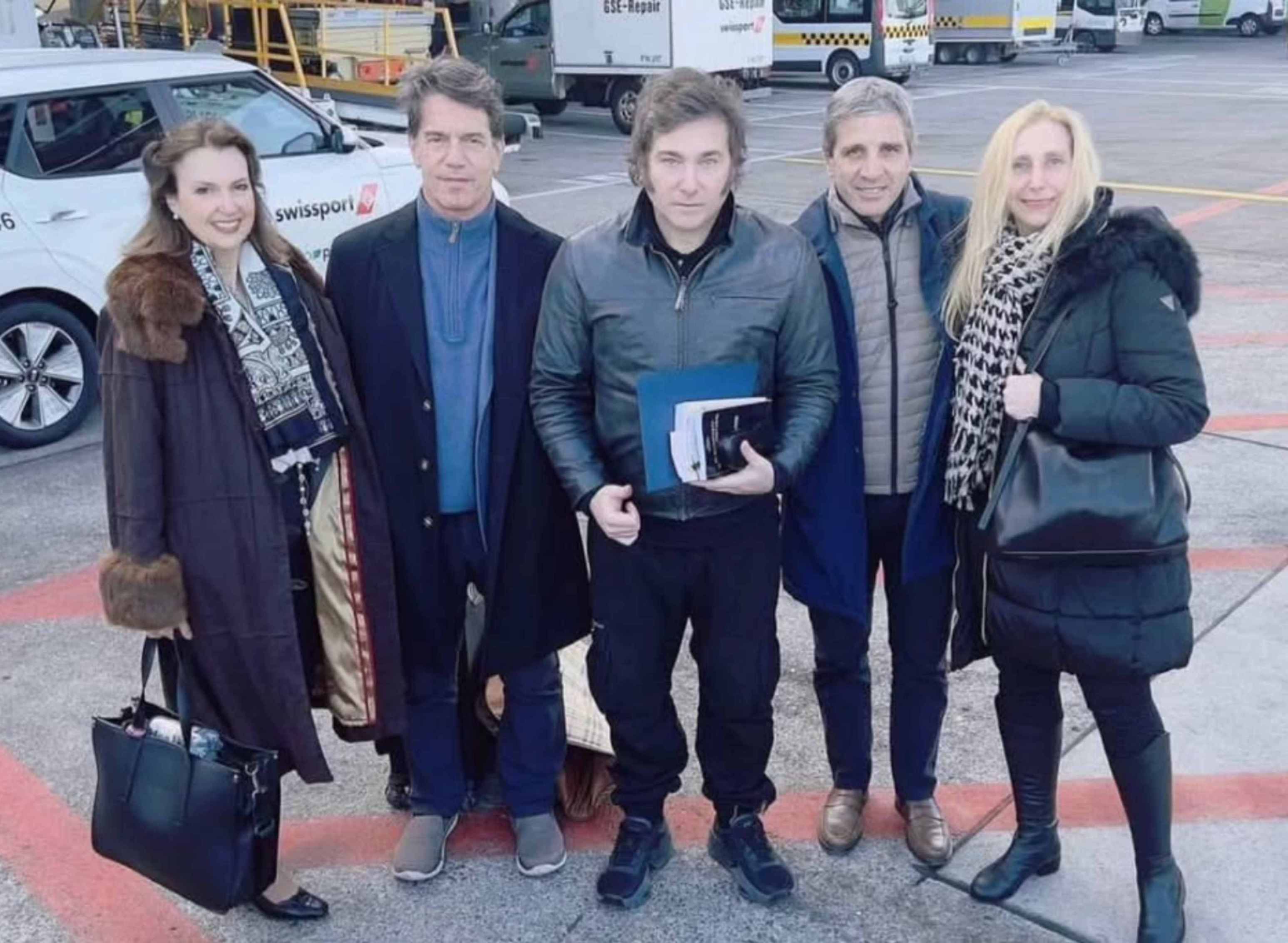 Enero 2024. Diana Mondino en el primer viaje a EE.UU. de Milei ya presidente.