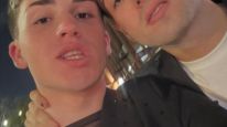Juan Otero y su novio, Mateo