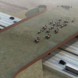 El puente de fauna más grande del mundo está en marcha.