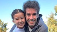 Nicolás Cabré y su hija Rufina.