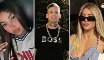 Tamara Báez, L-Gante y Wanda Nara