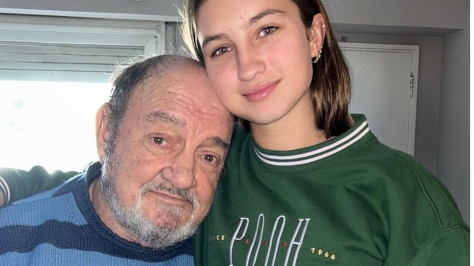 El dolor de Indiana Cubero por la muerte de su abuelo: "No tengo palabras para describir lo que siento"