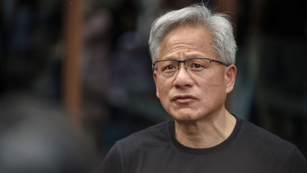 Nvidia CEO Jensen Huang in Beijing