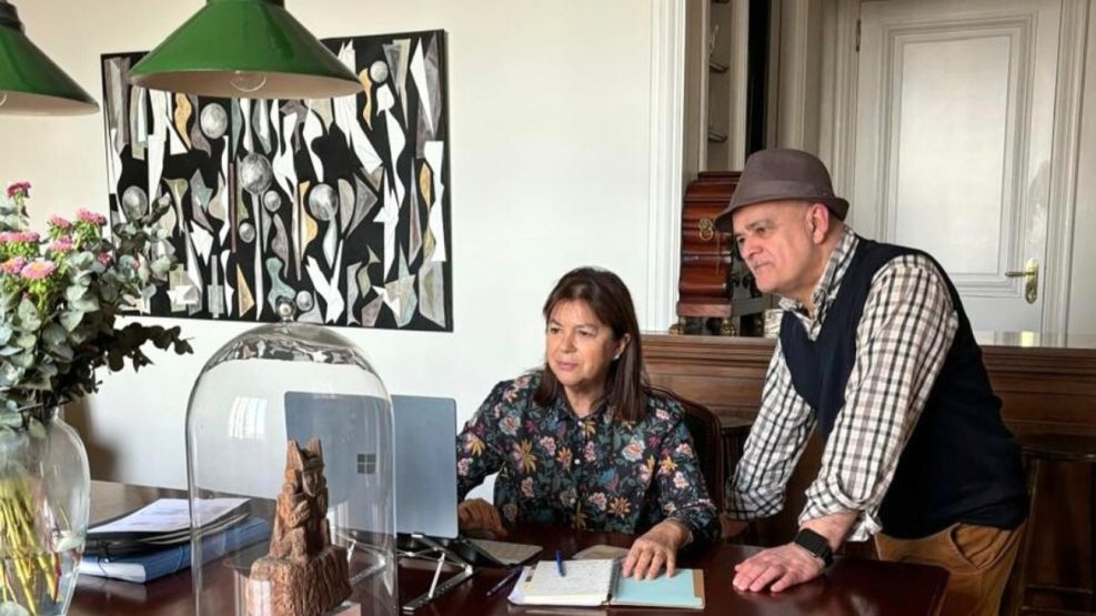 Millaray Gavilan y Julio Sánchez Baroni