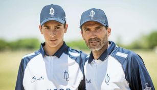 Adolfo Cambiaso y su hijo 