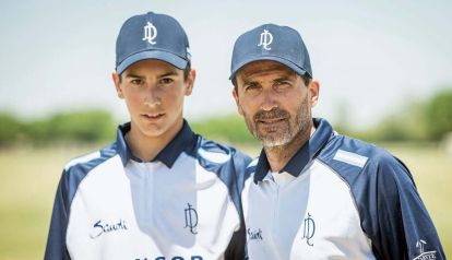 Adolfo Cambiaso y su hijo 