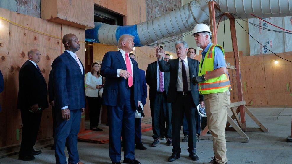 President Trump Visits Federal Reserve