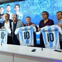 Tapia presentó a las agencias de viajes oficiales de la AFA.