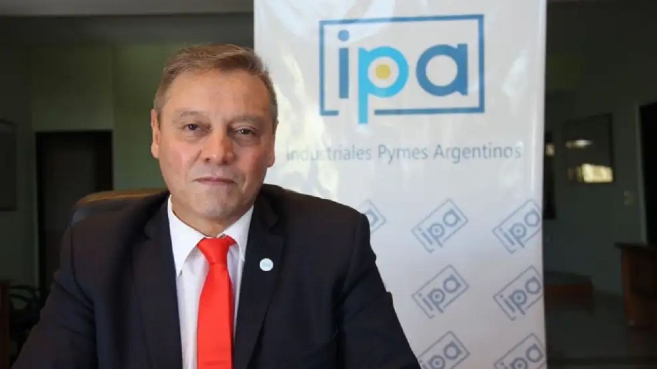 Daniel Rosato, presidente de Industrias Pymes Argentinos, en una entrevista