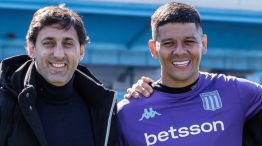 Diego Milito y Marcos Rojo