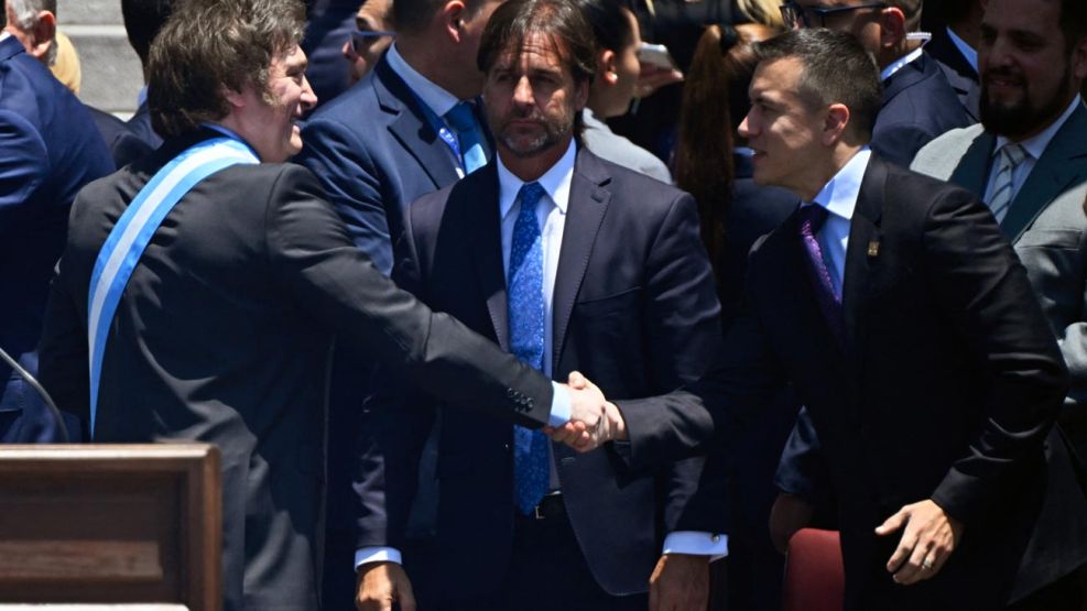 Javier Milei y Daniel Noboa 13082025