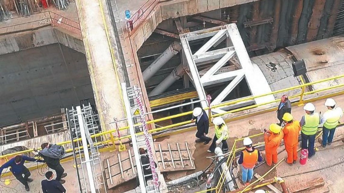 Sarmiento rail underpass project.
