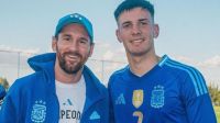 Lionel Messi y Franco Mastantuono