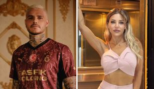 El particular gesto de Mauro Icardi con Evangelina Anderson