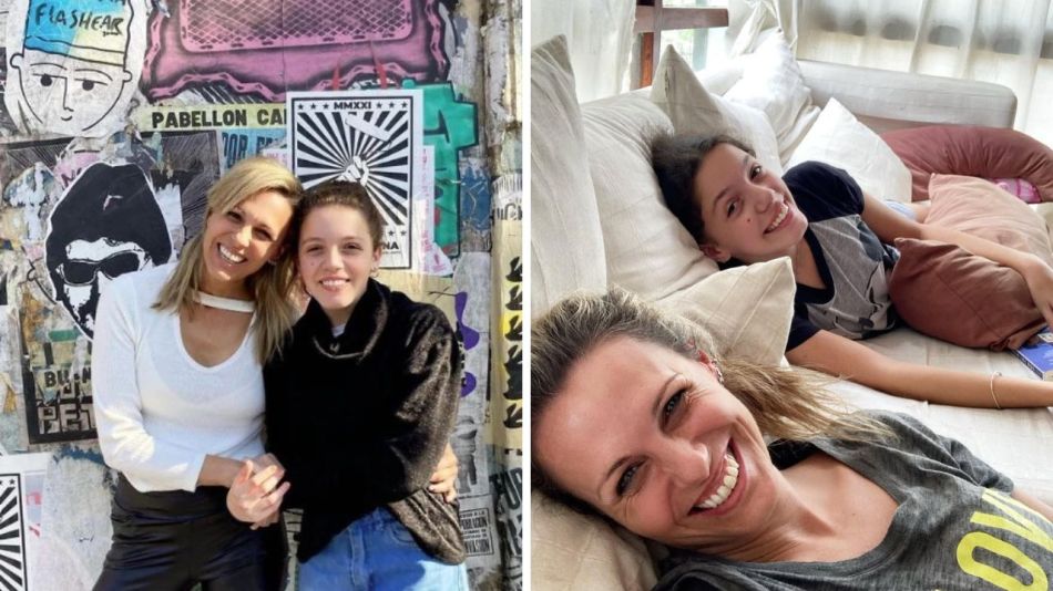 Denise Dumas y su hija Emma