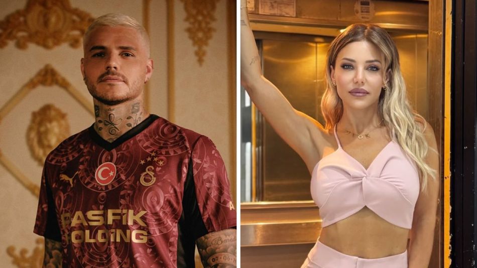 El particular gesto de Mauro Icardi con Evangelina Anderson