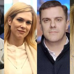 Caputo, Lemoine, Parisini y Karina Milei | Foto:CEDOC