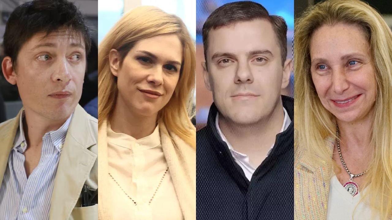 Caputo, Lemoine, Parisini y Karina Milei | Foto:CEDOC