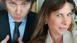 Karen Reichardt con Javier Milei