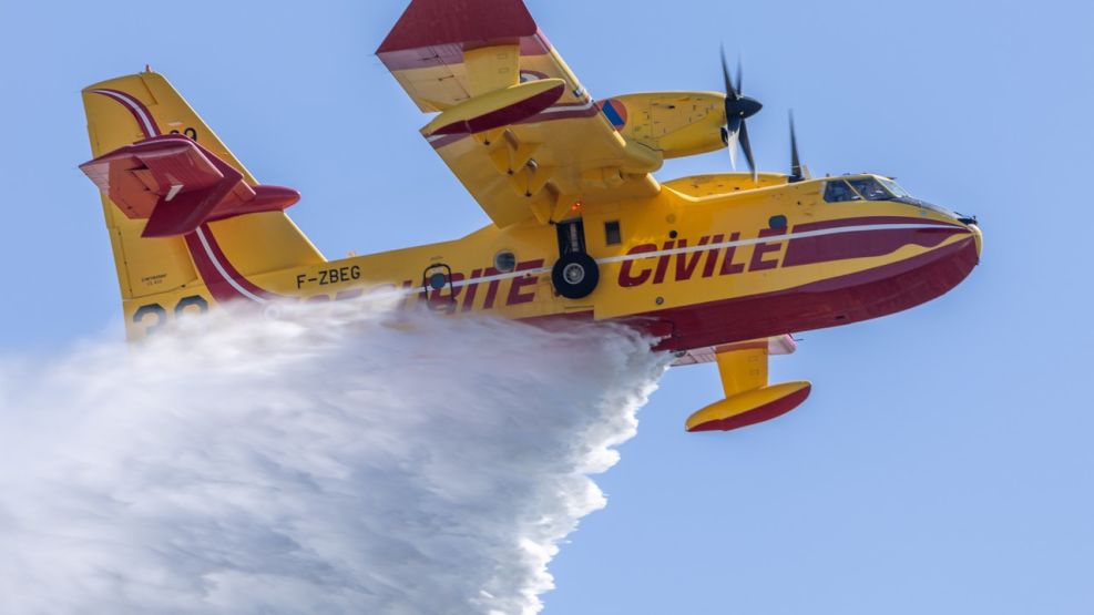 Los aviones enviados por Francia. 
